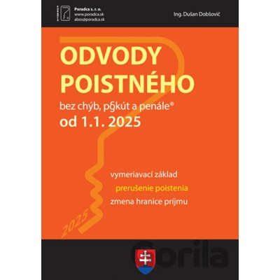 Odvody poistného od 1. 1. 2025