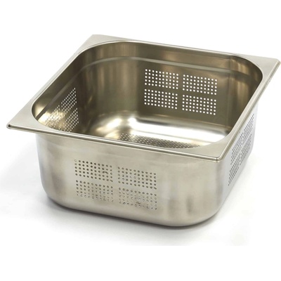 Maxima Gastronádoba 2/3 GN - perforovaná - hĺbka 15 cm - 32,5 x 35,4 cm - nerezová oceľ