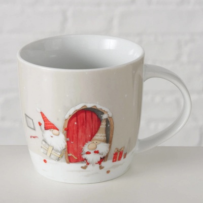 Boltze Home Hrnek se skřítky FIETE porcelánový 330 ml