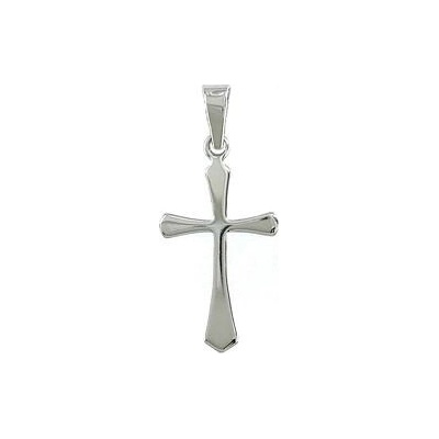 Infinitysilver Stříbrný přívěsek křížek hladký 441358