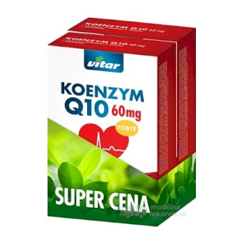 Vitar Koenzym Q10 FORTE 60 mg DUOPACK kapsúl 2 x 60 1 set
