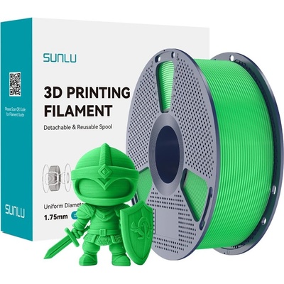 Sunlu PLA филамент Sunlu PLA+, 1.75 mm, 1.0 kg, Green