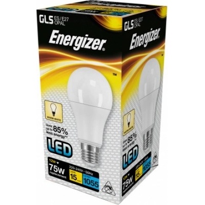 Energizer LED žárovka GLS, E27, teplá bílá, 12 W jako 75 W