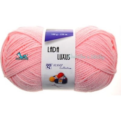 Vlnap Příze Lada Luxus 52070 - růžová