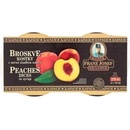 Kaiser Franz Josef Exclusive Broskyne lúpané kocky v mierne sladkom náleve 2 x 120 g