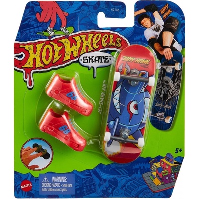 Mattel Hot Wheels Skate Jet-Shark Air Tony Hawk Fingerboard Set HGT64