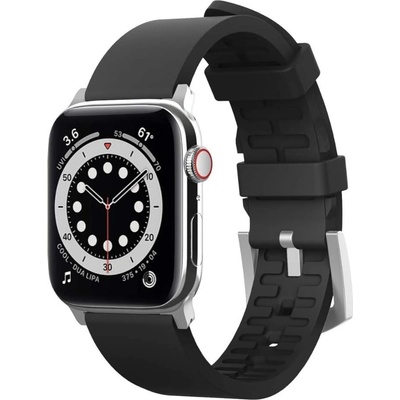 Elago Каишка Elago Watch Sport Strap (EAW-BAND-40BK), силиконова, за смарт часовник Apple Watch 38/40mm, черна (EAW-BAND-40BK)