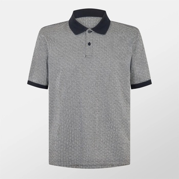 Image 1 of Ted Baker Блуза с яка Ted Baker Men's Auguso Jacquard Short-Sleeve Polo Shirt - Navy
