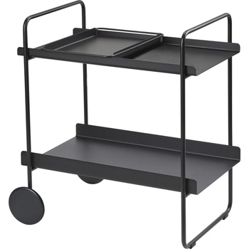 Zone Количка за сервиране A-COCKTAIL, 66 см, черен, метал, зона Дания (ZO26996)