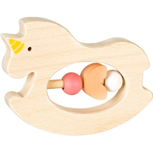 Lule Toys Дървена бебешка дрънкалка Lule - Еднорог (8910-U)