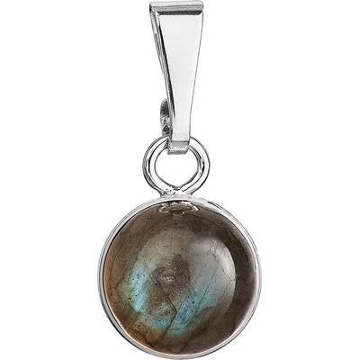 Pavona Stříbrný přívěsek s pravým minerálním kamenem 14033.3 Labradorit