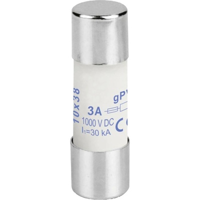 Weidmüller 2783180000 FUSE 10X38 3A 1000 VDC GPV trubičková pojistka (Ø x d) 10.3 mm x 38 mm 3 A 1000 V/DC Množství 10 k