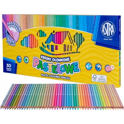 Astra 312121004 sada pastelek pastelové odstíny 50 ks