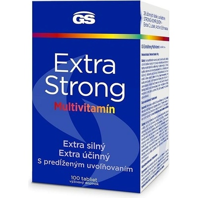 GS Extra Strong Multivitamin tablety s postupným uvoľňovaním 100 tabliet