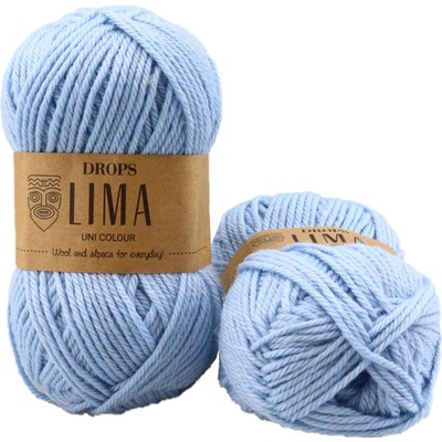 Drops Lima UNI 9027 blankytná modrá