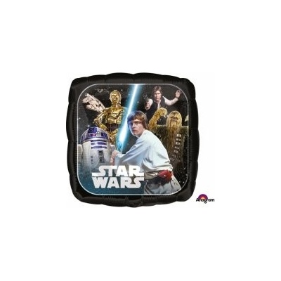 Anagram Foliový balonek čtverec Star Wars Classic 43 cm – Hledejceny.cz