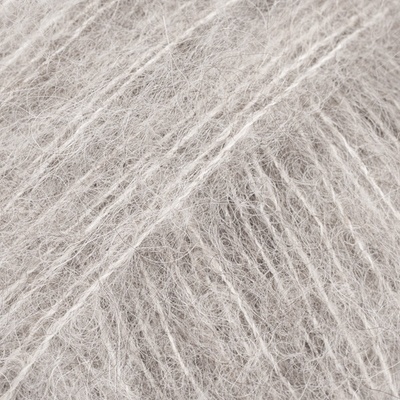 BRUSHED ALPACA SILK Drops Farby BRUSHED ALPACA SILK: 02 svetlá šedá