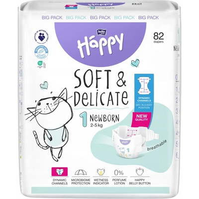 Bella Baby Happy Soft&Delicate 1 82 ks