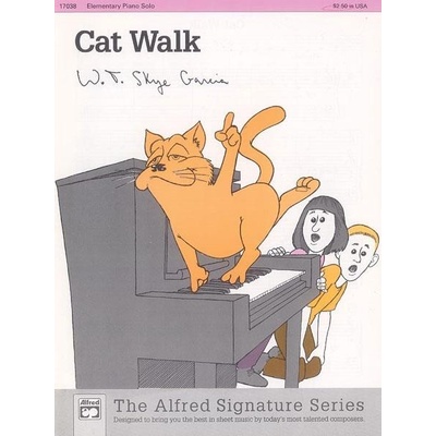 Cat Walk mačacie labky tancujú cez klávesy
