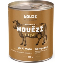 Louie Dog hovězí s rýží 800 g