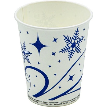 KUPO-SK Pohár papierový 200ml Snowflake