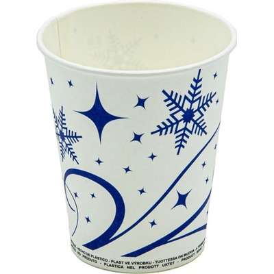 KUPO-SK Pohár papierový 200ml Snowflake