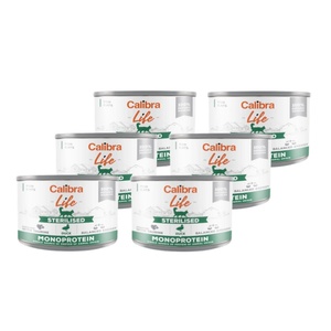 Calibra Cat Life Sterilised Duck 6x200g