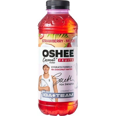 Oshee Vitamínová voda kokosová jahoda - melón 0,55 l