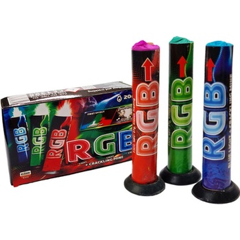 Fontána Colour and crackling 3 ks