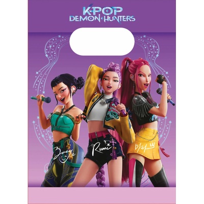 Procos Darčeková párty taška - K POP Demon Hunters 4 ks