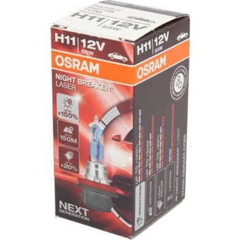 Image 1 of OSRAM Крушка OSRAM H11, 12V, 55W, 3200K, 1500lm, 1 брой