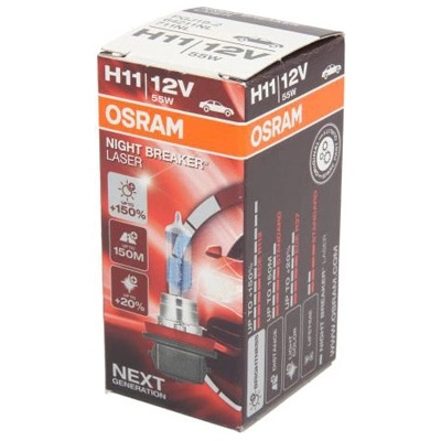 OSRAM Крушка OSRAM H11, 12V, 55W, 3200K, 1500lm, 1 брой
