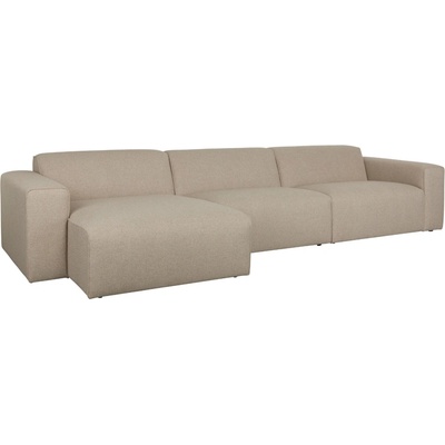 Zuiver Milka 4 5 rohová polyester béžový levý roh
