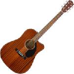 Squier CD-60SCE Dreadnought All-Mahogany WN Електро-акустична китара Дреднаут