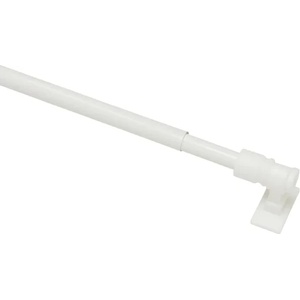GARDINIA КОРНИЗ РАЗТЕГАЕМ ЗА ПРОЗОРЕЦ КАЛИФОРНИЯ gardinia 75-135см БЯЛ (4111)
