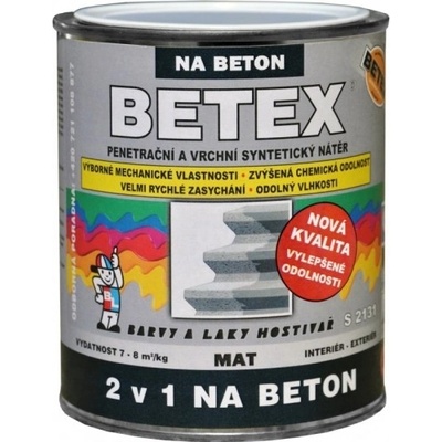 Betex 2v1 na beton S2131 0,8 kg šedá – Zboží Dáma