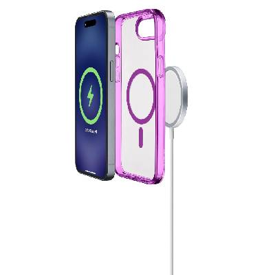 Калъф Iconic Mag за iPhone 16Е розов