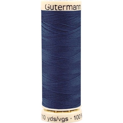 Polyesterové nitě návin 100 m Gütermann univerzální, střední, 312 Blue Sapphire