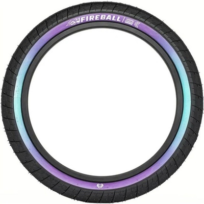 ECLAT Fireball BMX Tire 2.3 Black/Purple Teal Fade BK/PURPLE TEAL Vel.: 2.3in