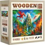 Wooden City Дървен пъзел Wooden City, 1010 части - Приказен замък (NB 0811-XL)