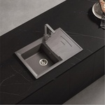 Inter Ceramic СЕТОВЕ ЗА КУХНЯ 2 в 1 / 3 в 1 BG 8104 GREY + 233010 GREY, Inter Ceramic (BG 8104 GREY + 233010 GREY) Мивка за вграждане