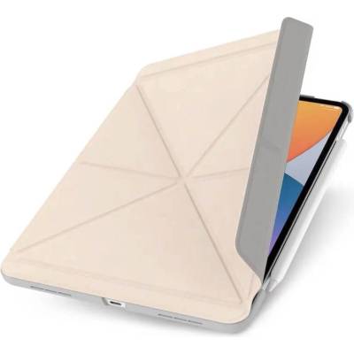 Moshi VersaCover Case - калъф и поставка за iPad Pro 11 M1 (2021), iPad Pro 11 (2020), iPad Pro 11 (2018), iPad Air 5 (2022), iPad Air 4 (2020) (бежов)
