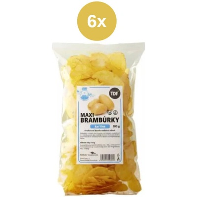 TDF brambůrky solené solené 6x 180 g