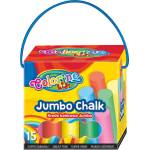 Colorino - Тебешири цветни 15 Jumbo в кутия