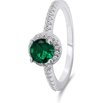 Brilio Silver strieborný prsteň so zirkónmi RI054WG