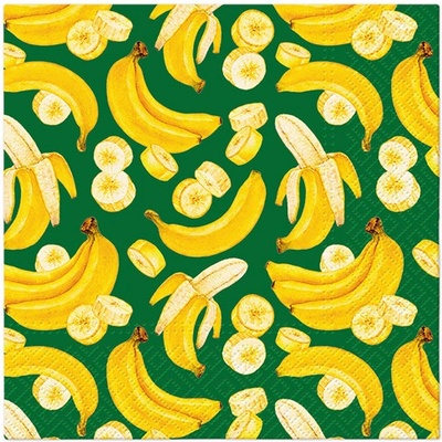PAW Ubrousky L Banana Fever 33x33cm