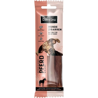 Chewies Hundezigarren Koňské salámky s konopím 75 g
