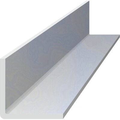 Tyč L 30 x 30 x 3 x 3000 mm, černá S235, rovnoměrná