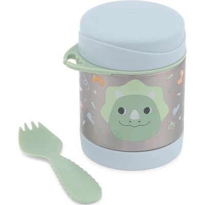 Skip Hop termoska na jedlo so sporkom Besties Squad Dino 325 ml