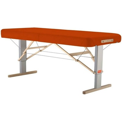 Clap Tzu Linea Physio Prenosný elektrický masážny stôl Farba: PU - mandarinková (mandarine), Rozmery: 192 x 65 cm, Doplnky: sieťové napájanie + vstavané elektrické vyhrievanie od 192*65 cm | 29 kg | 1